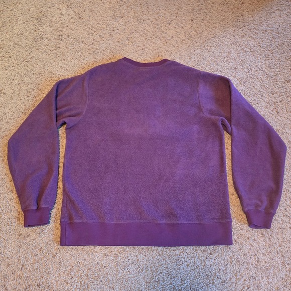 Disney Store Eeyore Purple Fleece Sweatshirt Positive Pessimist Small Mens Women - Picture 8 of 8